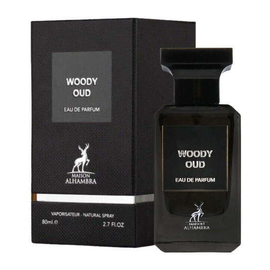 Perfume para Hombre MAISON ALHAMBRA WOODY OUD 80ml EDP