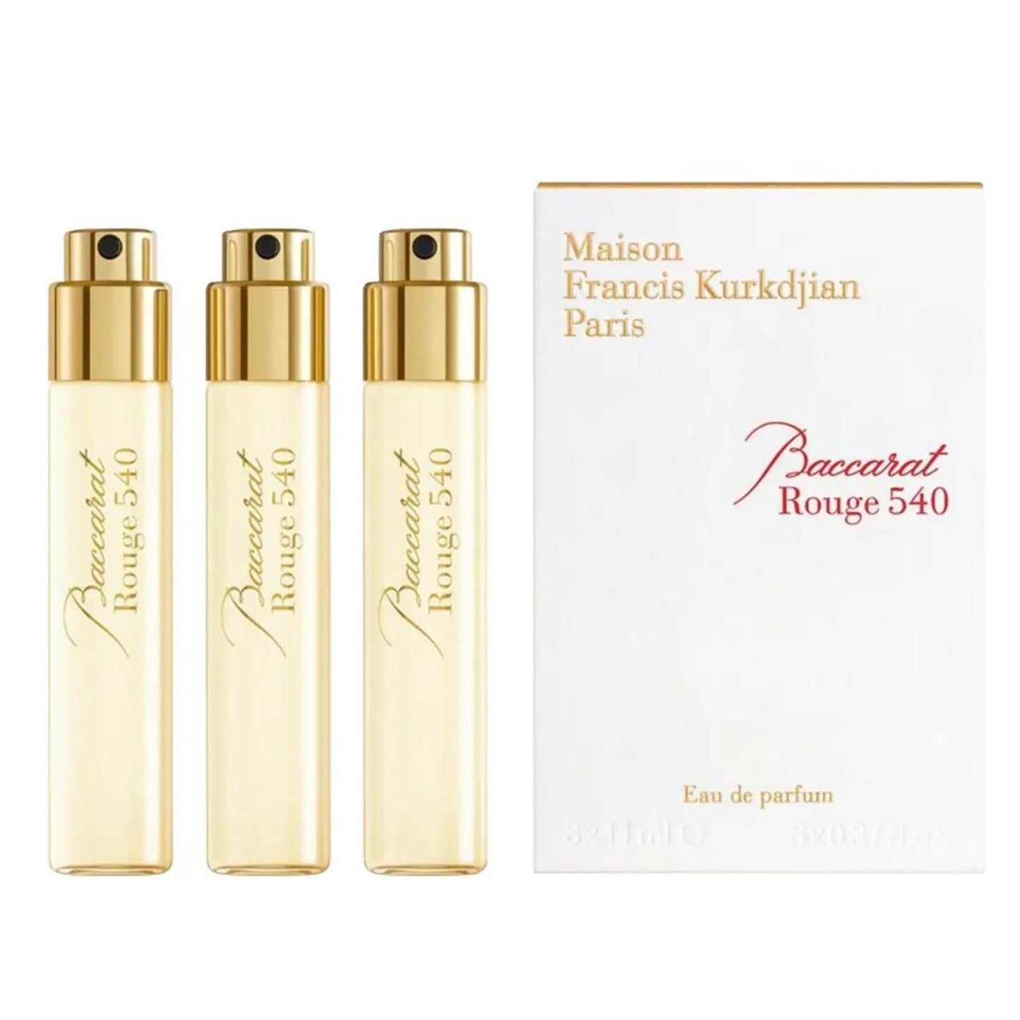 BACCARAT ROUGE 540 EAU DE PARFUM 3 x 11 ML