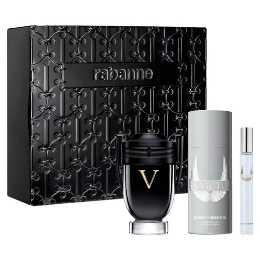 Set de Perfume PACO RABANNE INVICTUS VICTORY 3 pzs