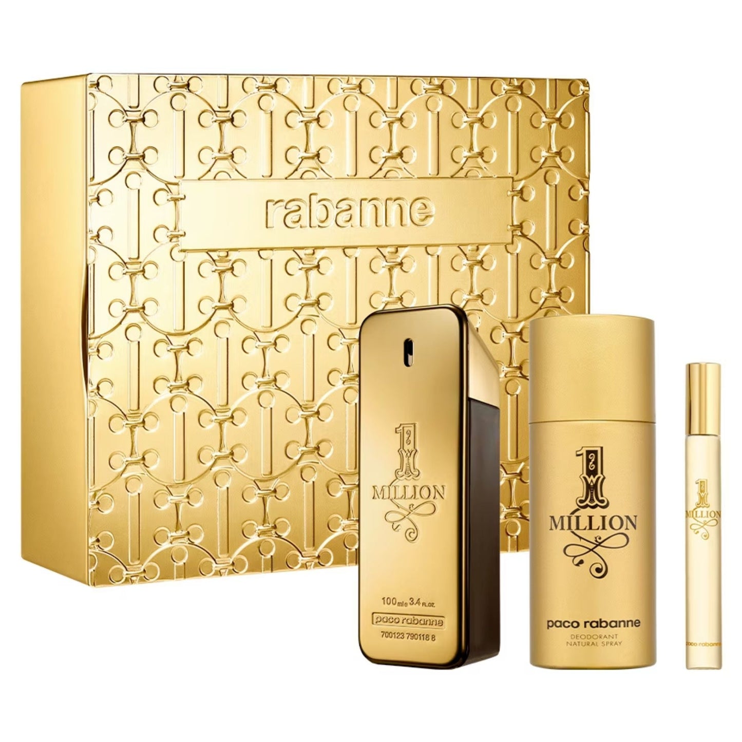 Set PACO RABANNE 1 MILLION 3 pzs