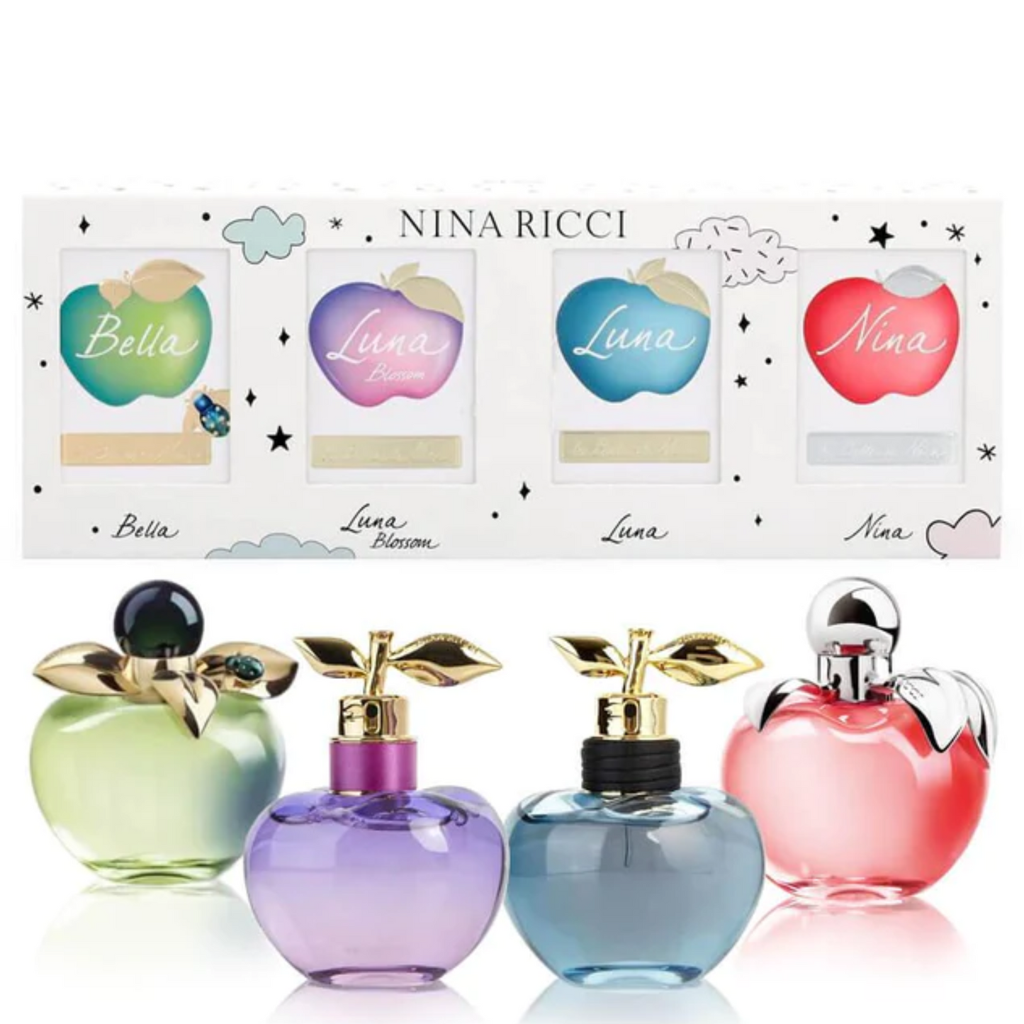 Mini Set 4 Piezas Para Mujer De Nina Ricci EDT 4ML