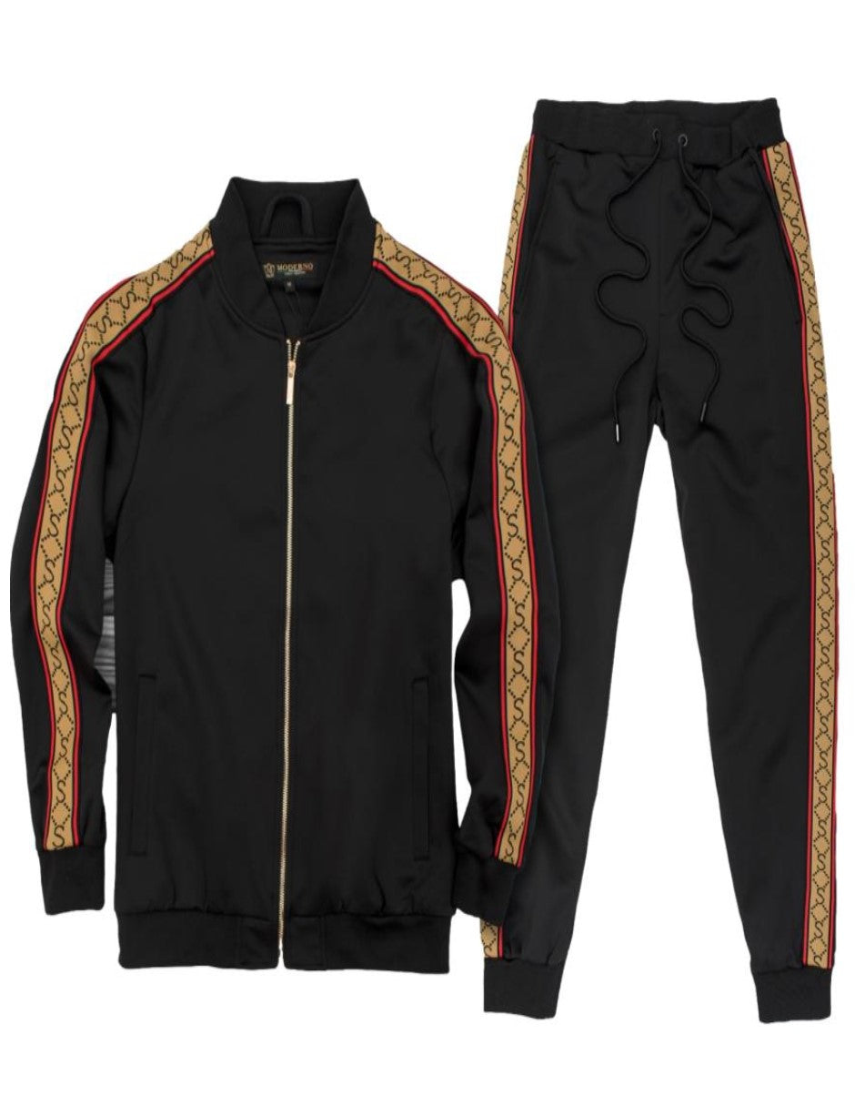 Conjunto De Pants Para Hombre Marca Moderno MJST-564 Black