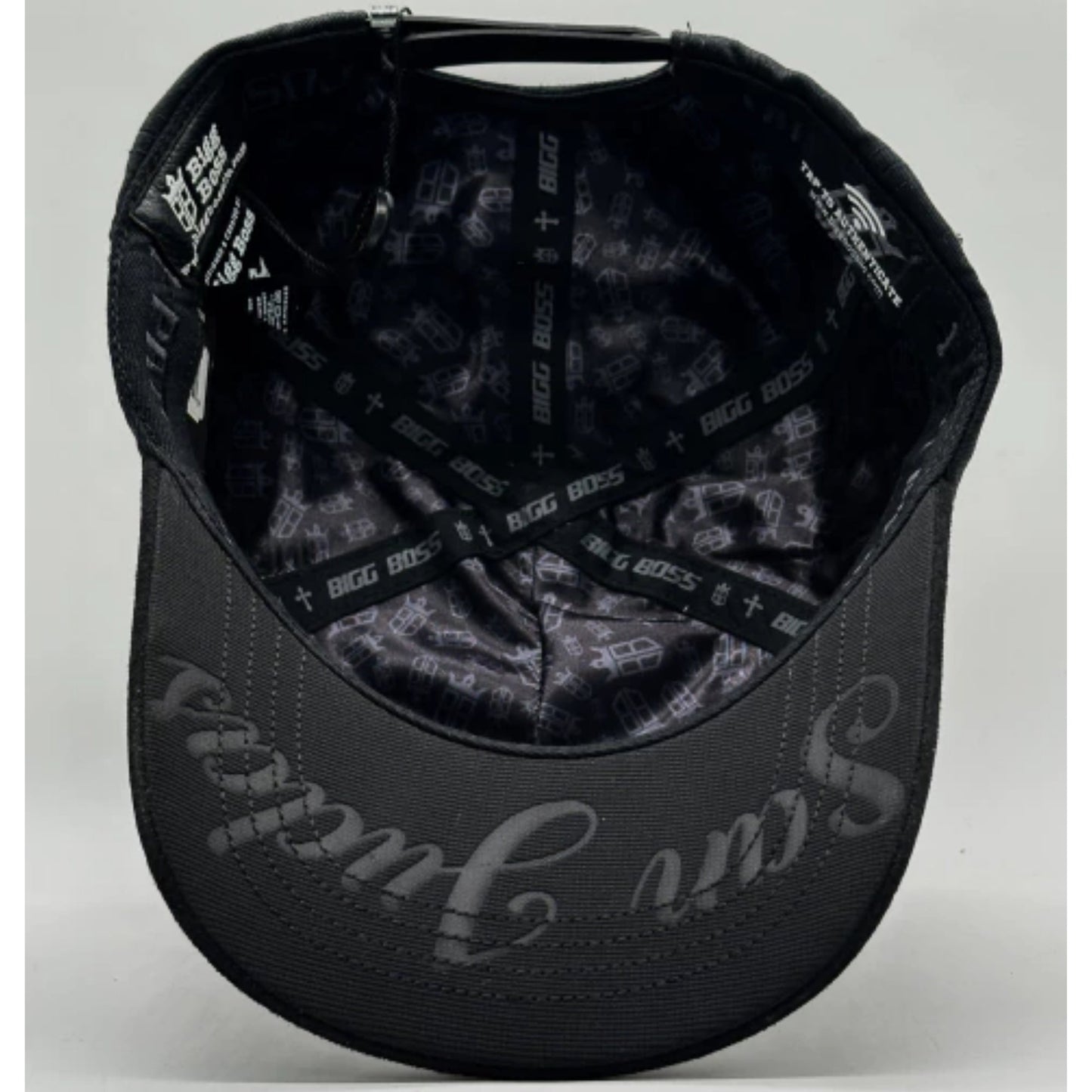 GORRA BIGG BOSS // SAN JUDAS CRYSTAL TOTAL BLACK
