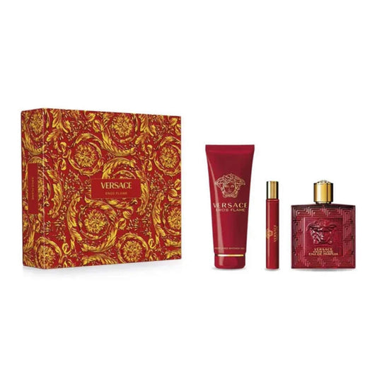 Set De Perfume Versace Eros Flame 100ml Edp