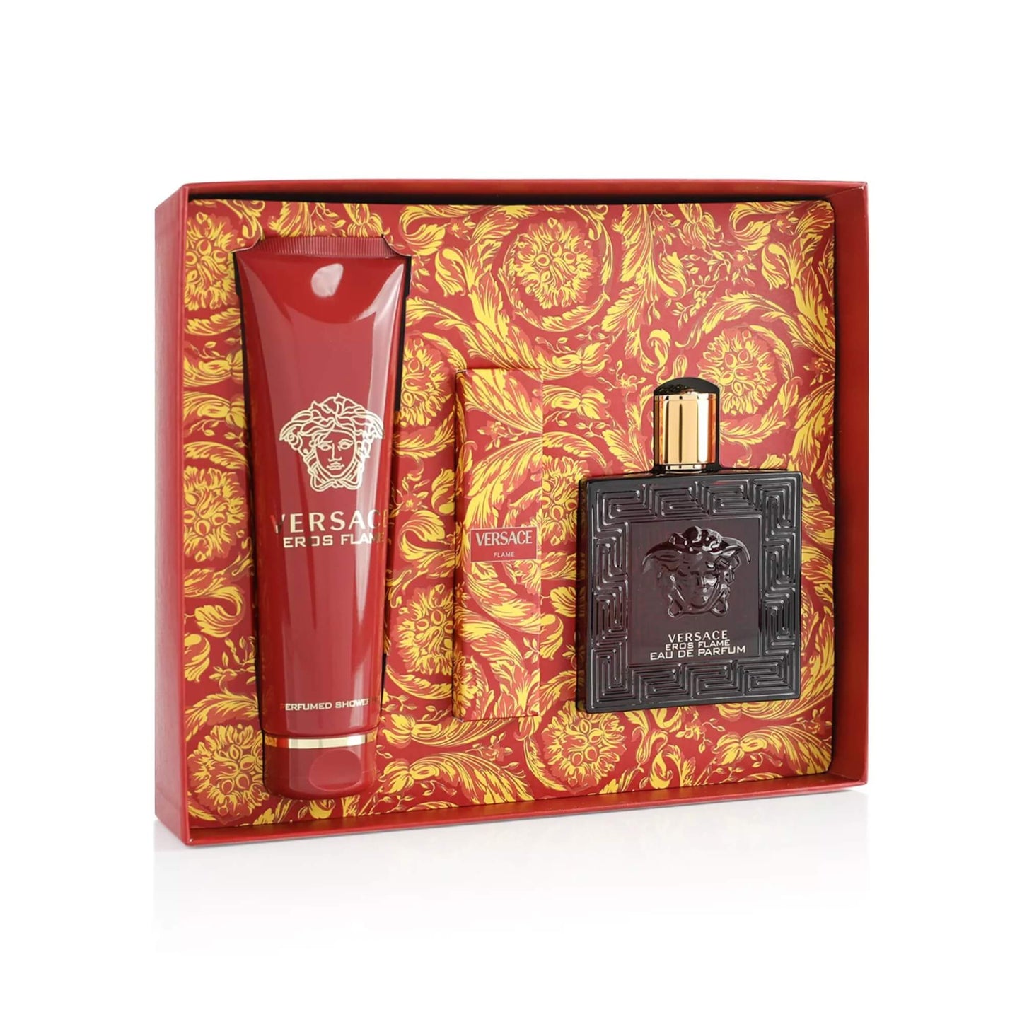 Set De Perfume Versace Eros Flame 100ml Edp