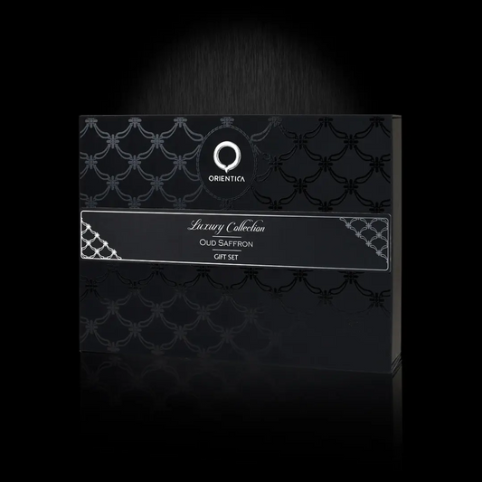 GIFT SET Perfume Unisex ORIENTICA Luxury Collection OUD SAFFRON 80ml EDP