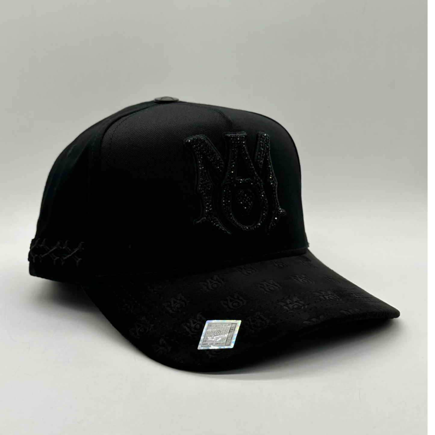 GORRA BIG BOSS // AMIRI CRISTAL TOTAL BLACK