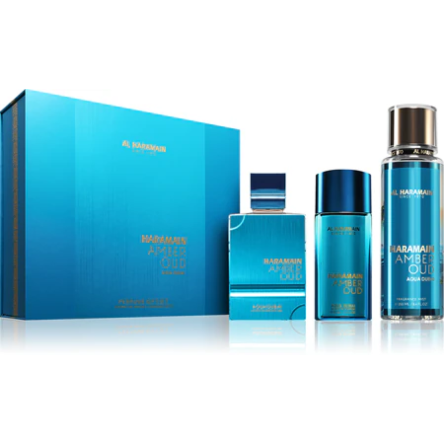 Set Amber Oud Aqua Dubai 3Pzs XDP