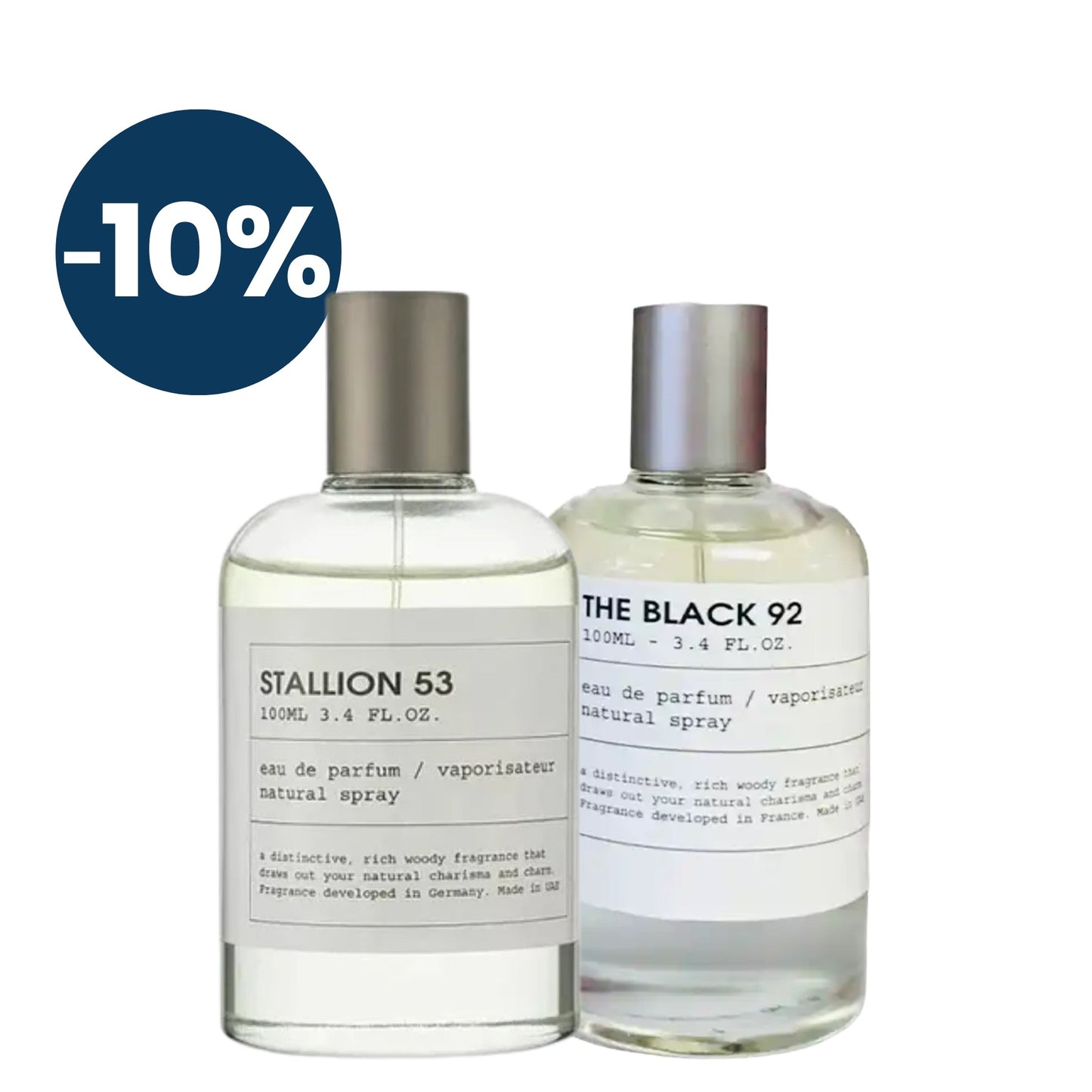 Duo Emper Stallion 53 y The Black 92 100ml Edp