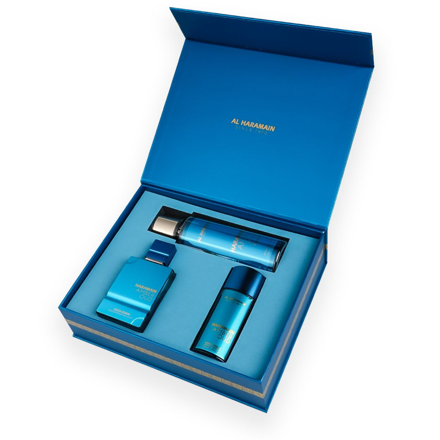 Set Amber Oud Aqua Dubai 3Pzs XDP