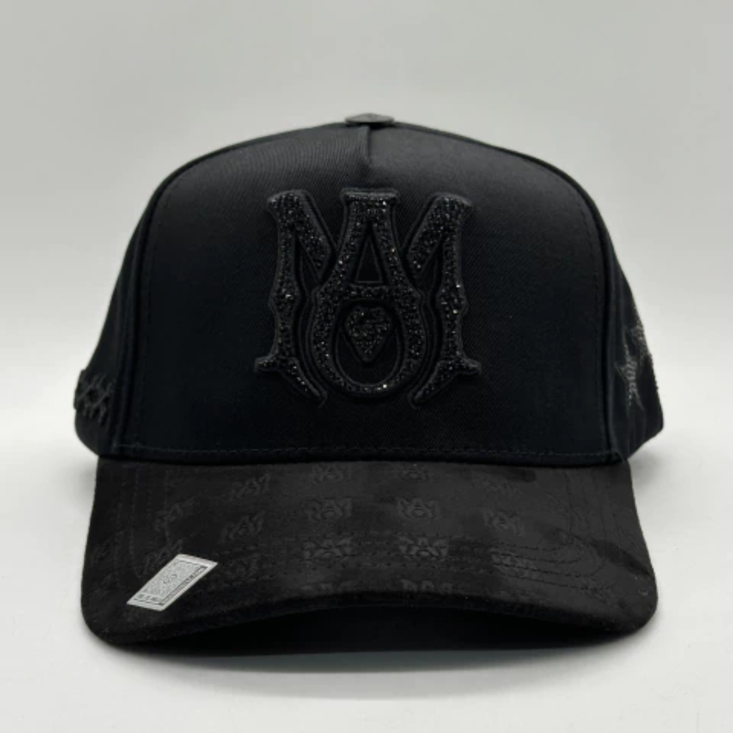 GORRA BIG BOSS // AMIRI CRISTAL TOTAL BLACK