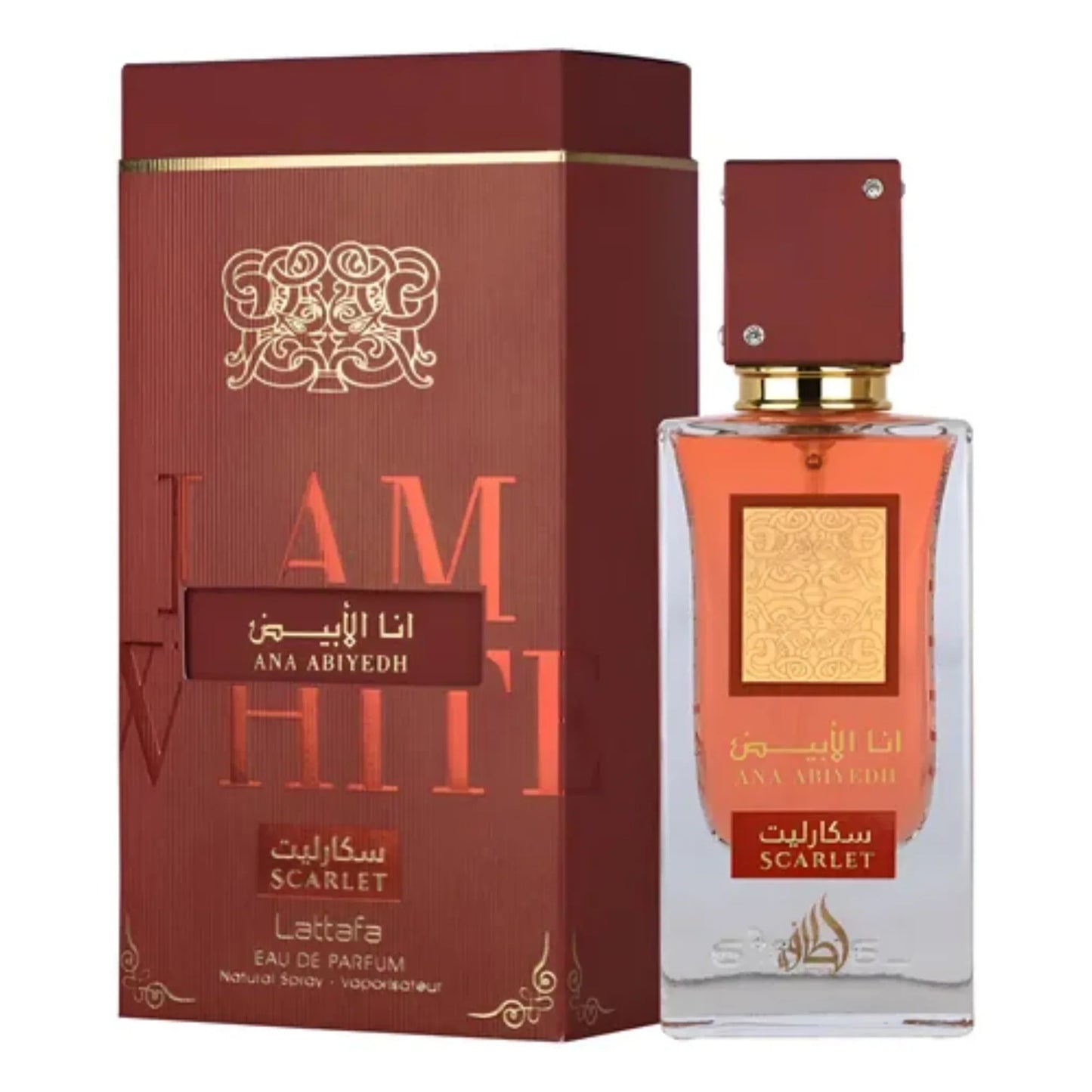 Perfume Lattafa Ana Abiyedh Scarlet de 60ML EDP