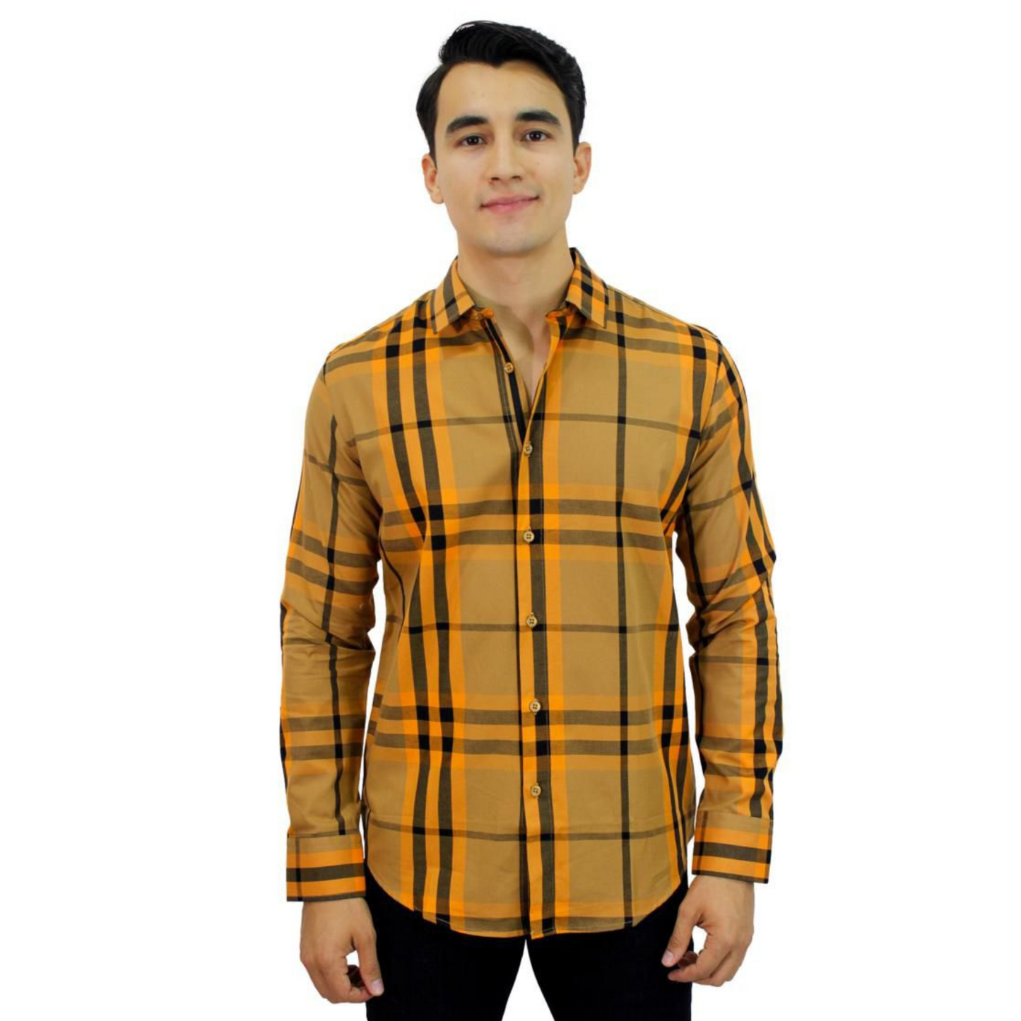 Camisa para Hombre marca RAVALLI MSH-680-56 CAMEL