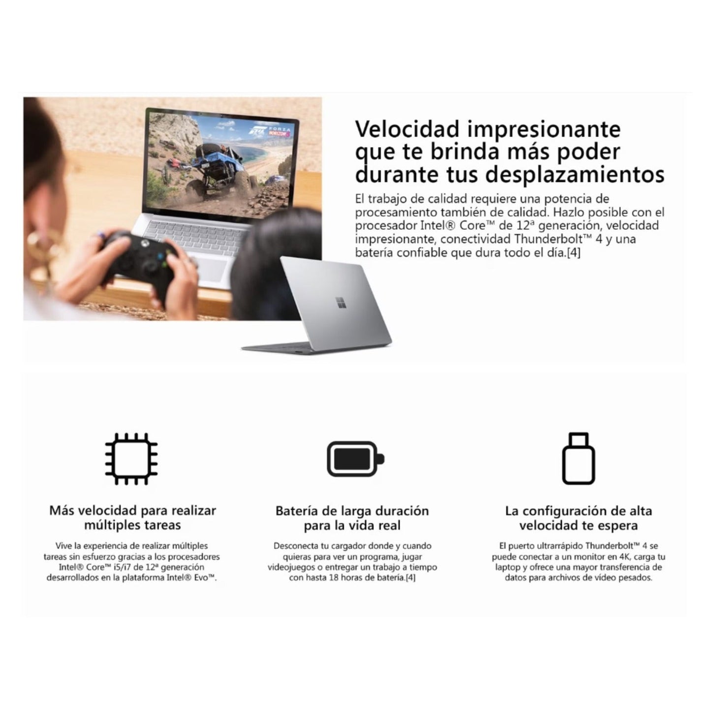 Microsoft Surface Laptop 5 15 Pulgadas 16gb Ram 256gb Ssd Ts