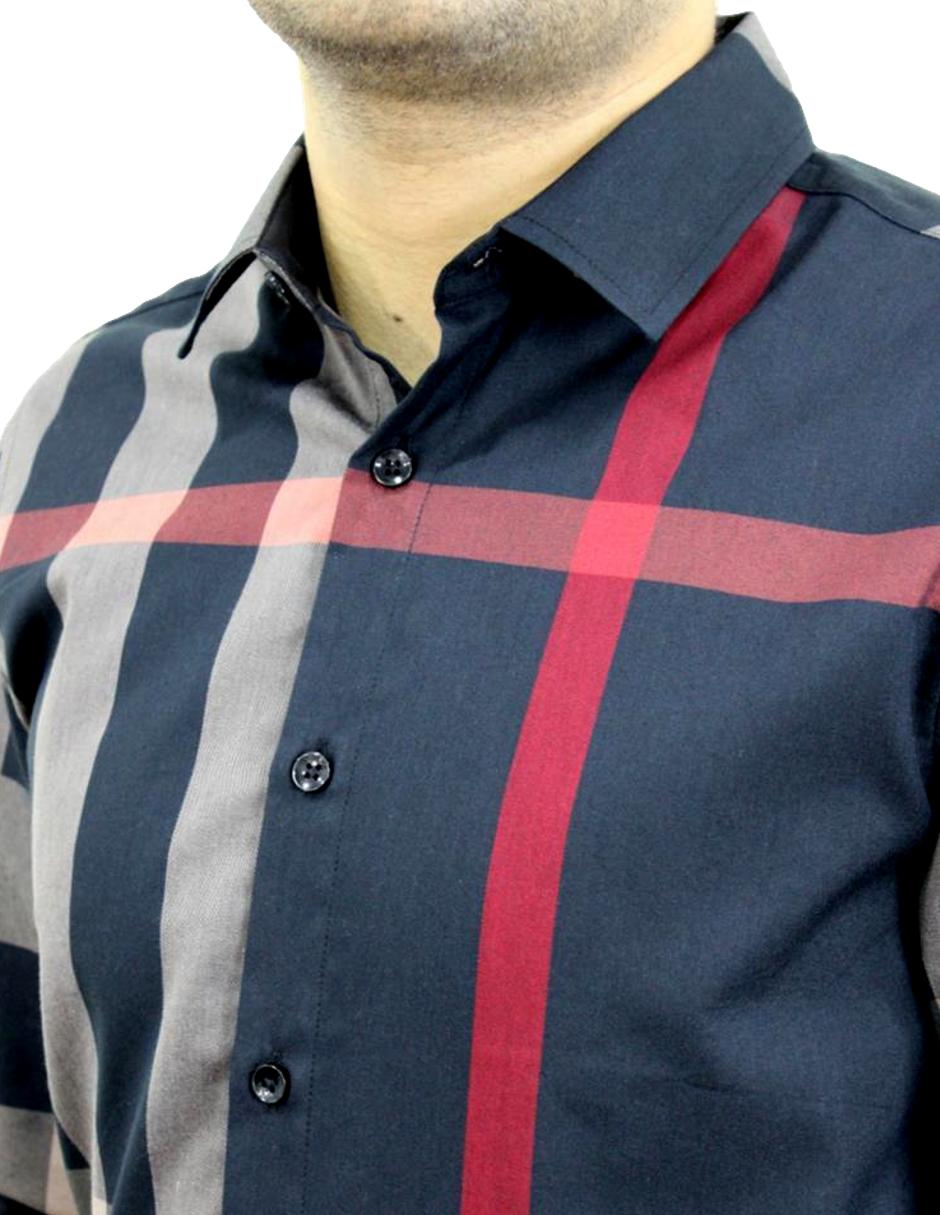 Camisa para Hombre Marca PAVINI RAVALLI BLS-201-08 BLACK