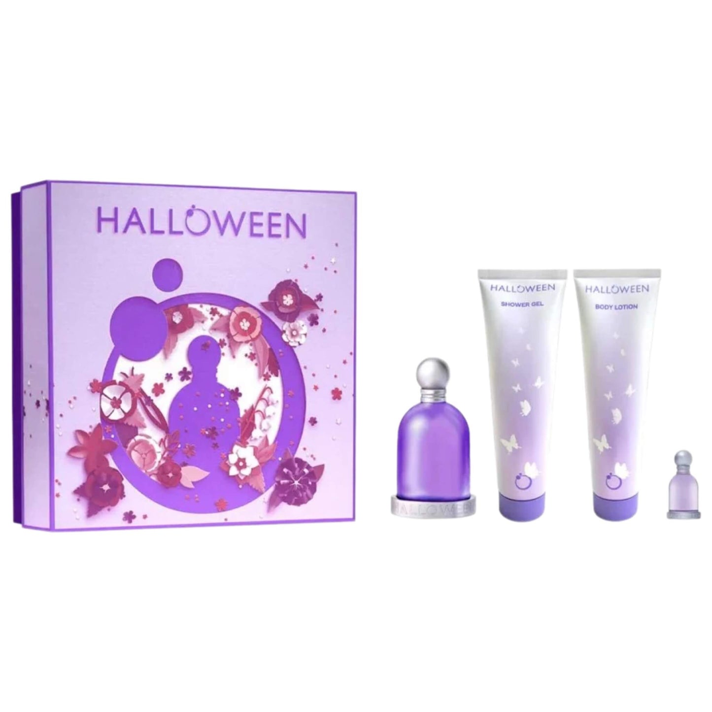 Set de Perfume Jesus del Pozo Halloween Woman 100ml  EDT 4 pzas