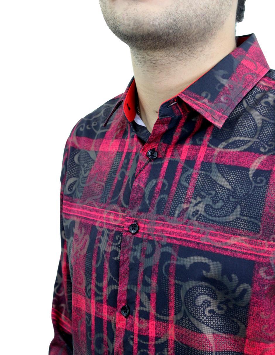 Camisa para Hombre Marca PAVINI LS022-004-11 BLACK