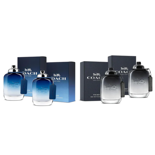 Mini Set 4 Piezas Coach New York Para Hombre 4.5ML