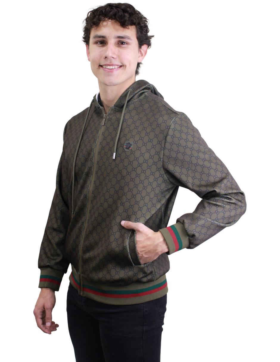 Sudadera para Hombre marca Moderno MJHD-2203 ARMYGREEN