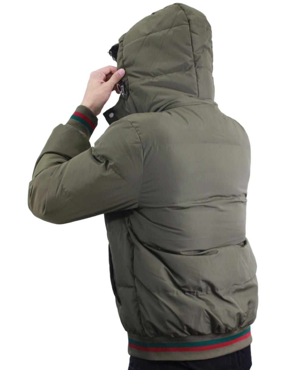 Chamarra para Hombre marca Moderno MJPF-2205 ARMY GREEN