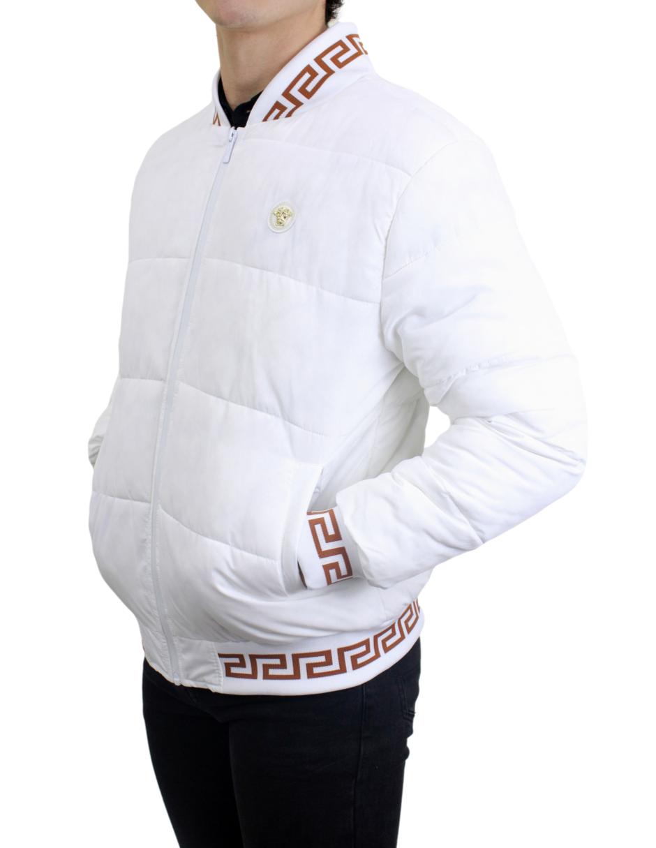 Chamarra para Hombre marca Moderno MJPF-2211 WHITE