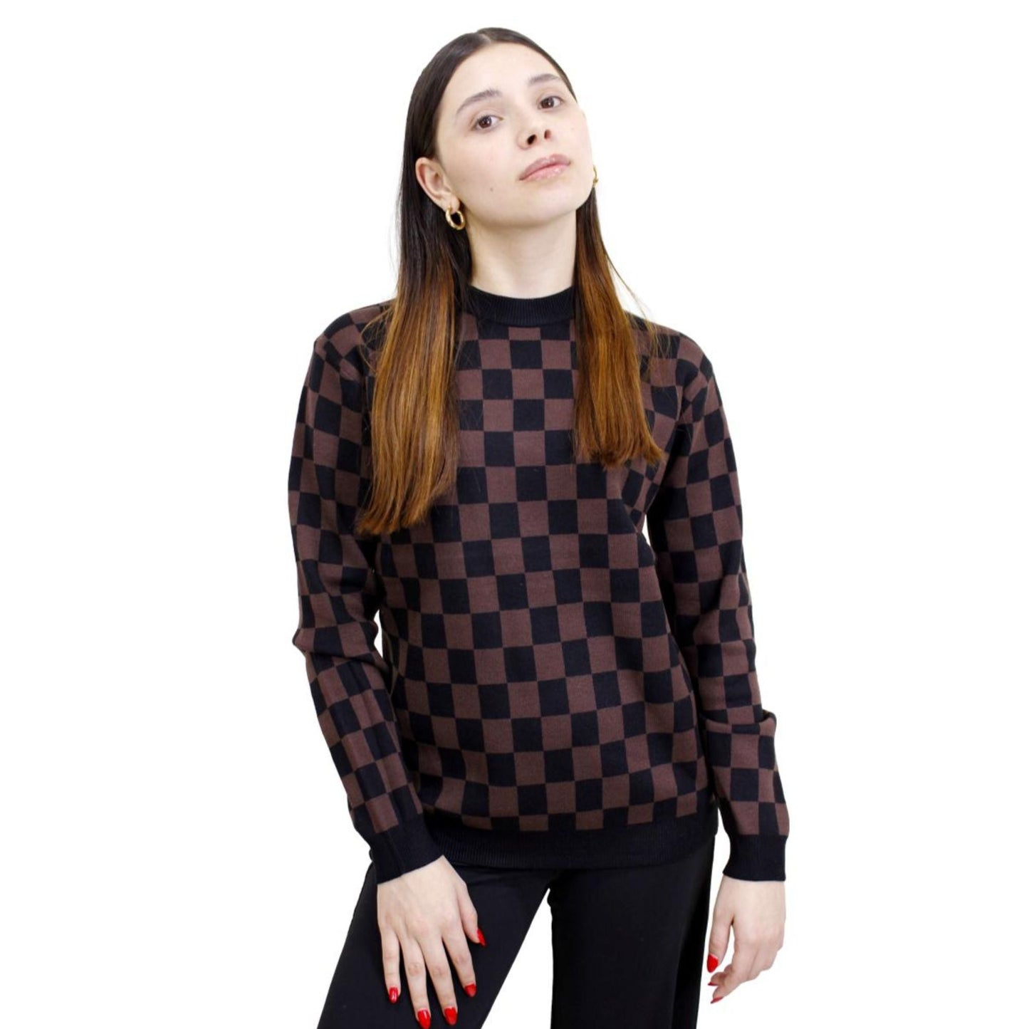 Sueter Moderno Unisex Modelo MJSW-2207 BROWN