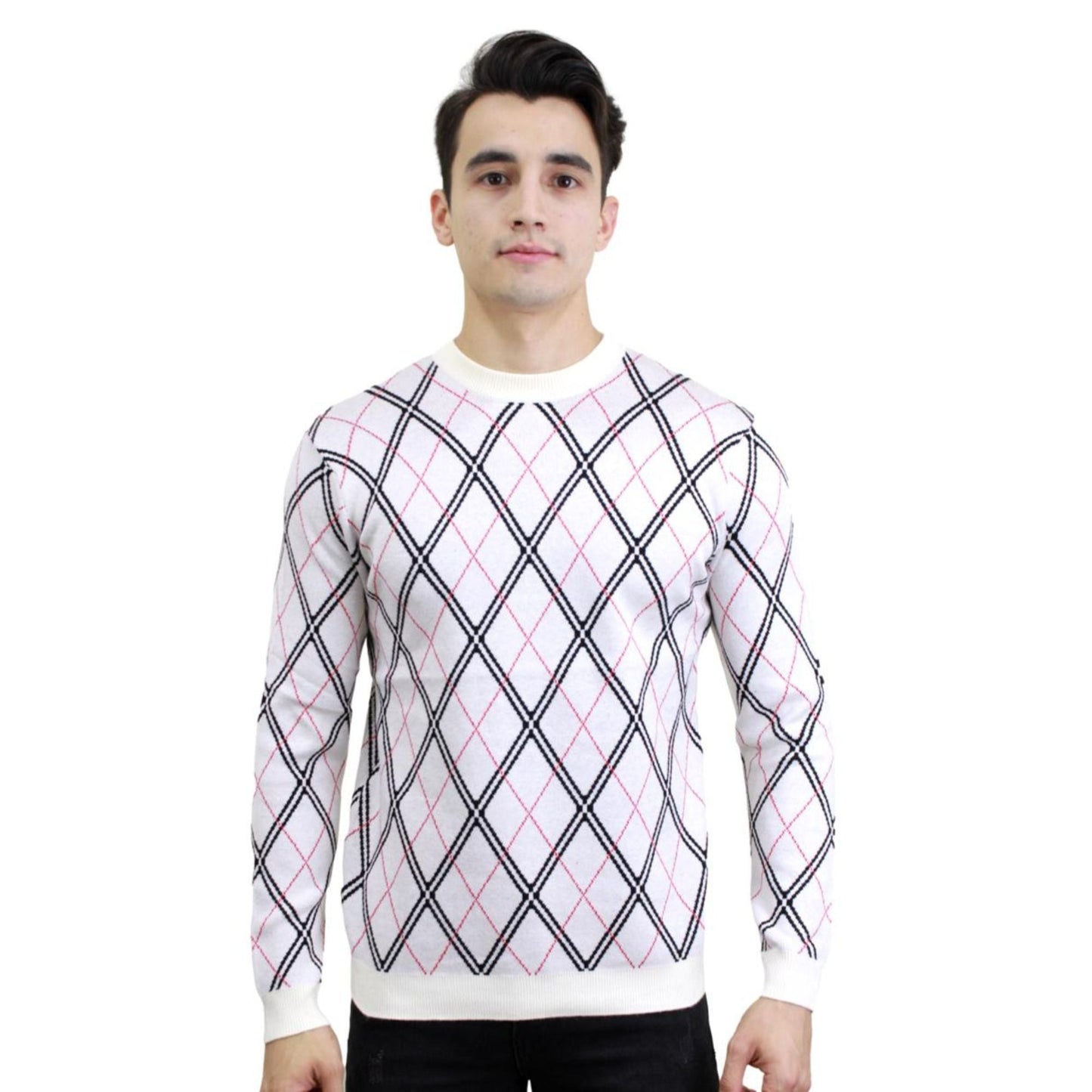 Sueter Moderno Unisex Modelo MJSW-2218 WHITE