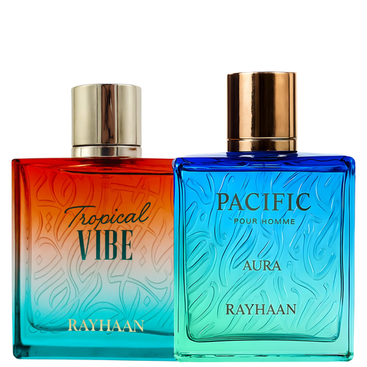 Duo Rayhaan Pacific y Tropical Vibes de 100ML EDP