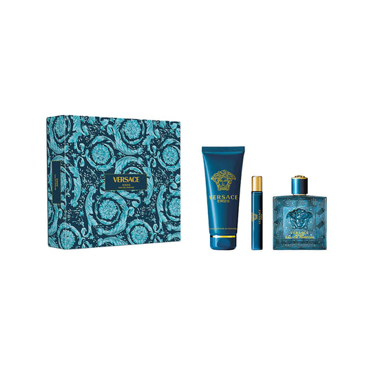 Set de Perfume Versace Eros EDP 3 Piezas