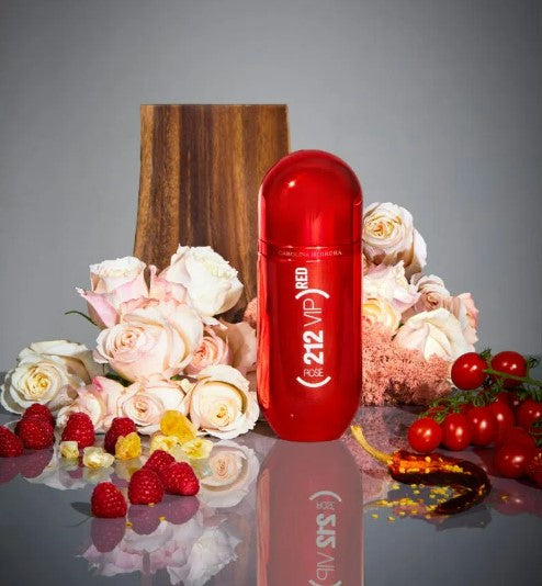 Perfume para Mujer Carolina Herrera 212 VIP Red Rose 80ml EDP