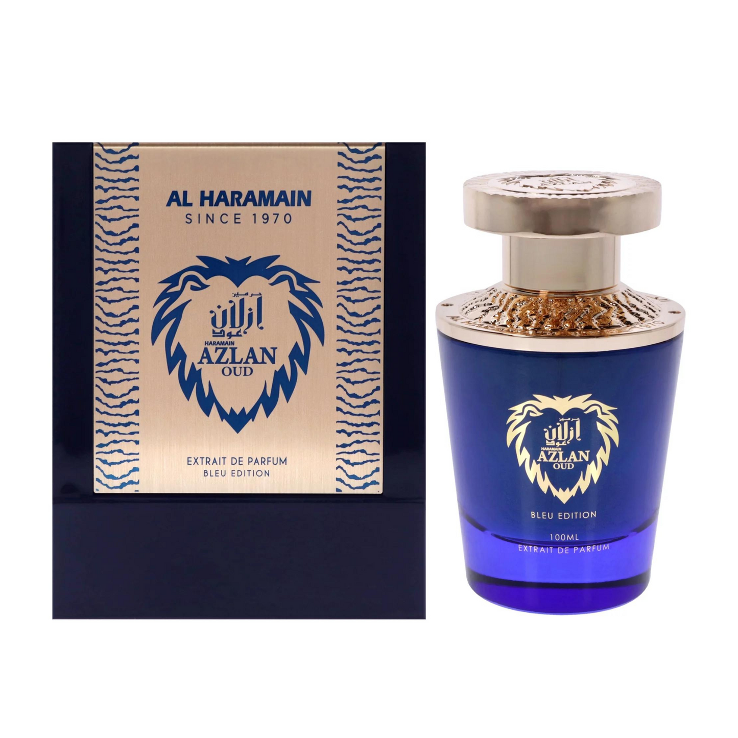 Perfume Al Haramain Azlan Oud Bleu Edition 100ml Edp Unisex